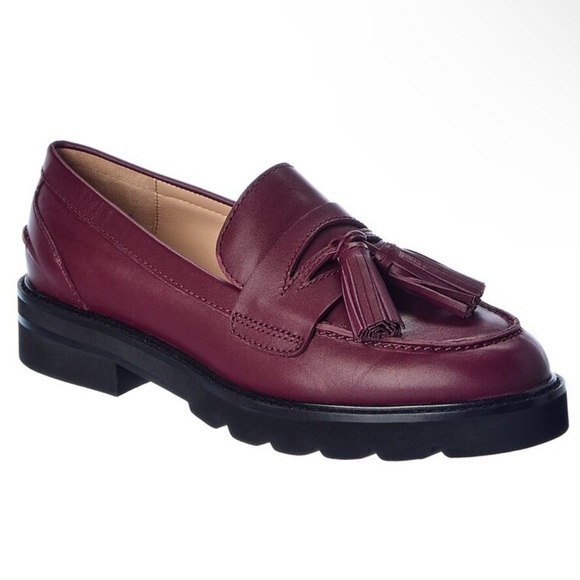 Stuart Weitzman Shoes - Stuart Weitzman Adrina Tassel Loafer Cranberry Red 37 6.5 B